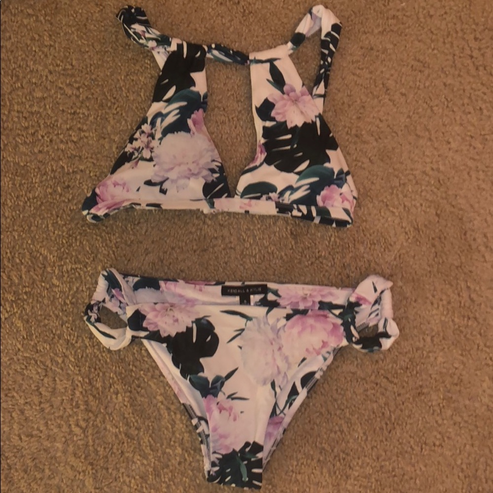 Kendall and Kylie Keyhole Bralette Bikini Set